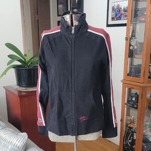 Harley-Davidson Jacket, Medium, Black/Burgundy/Cream